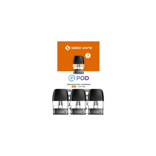 Geekvape Q Pod Cartridge 0.8ohm 2ml - 3 Pack