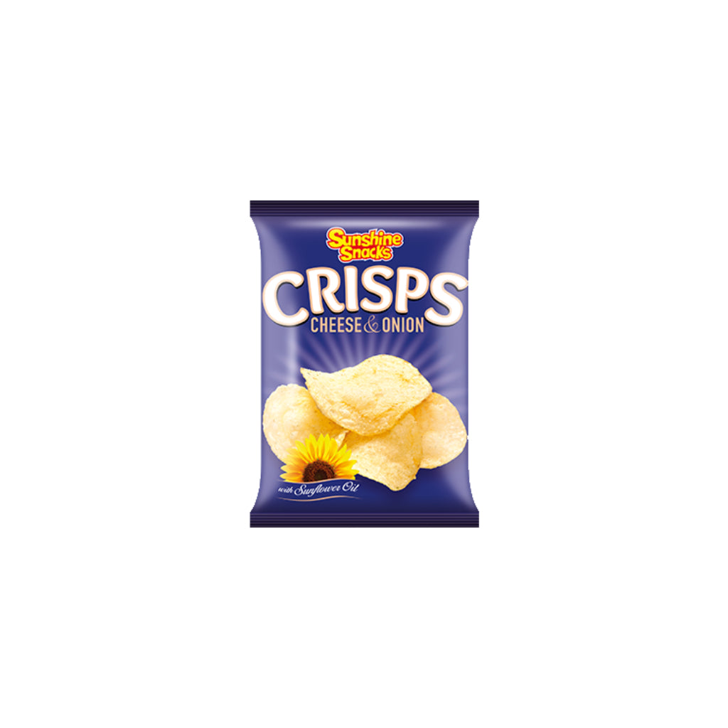 Sunshine Snacks Cheese & Onion Crisps 40g