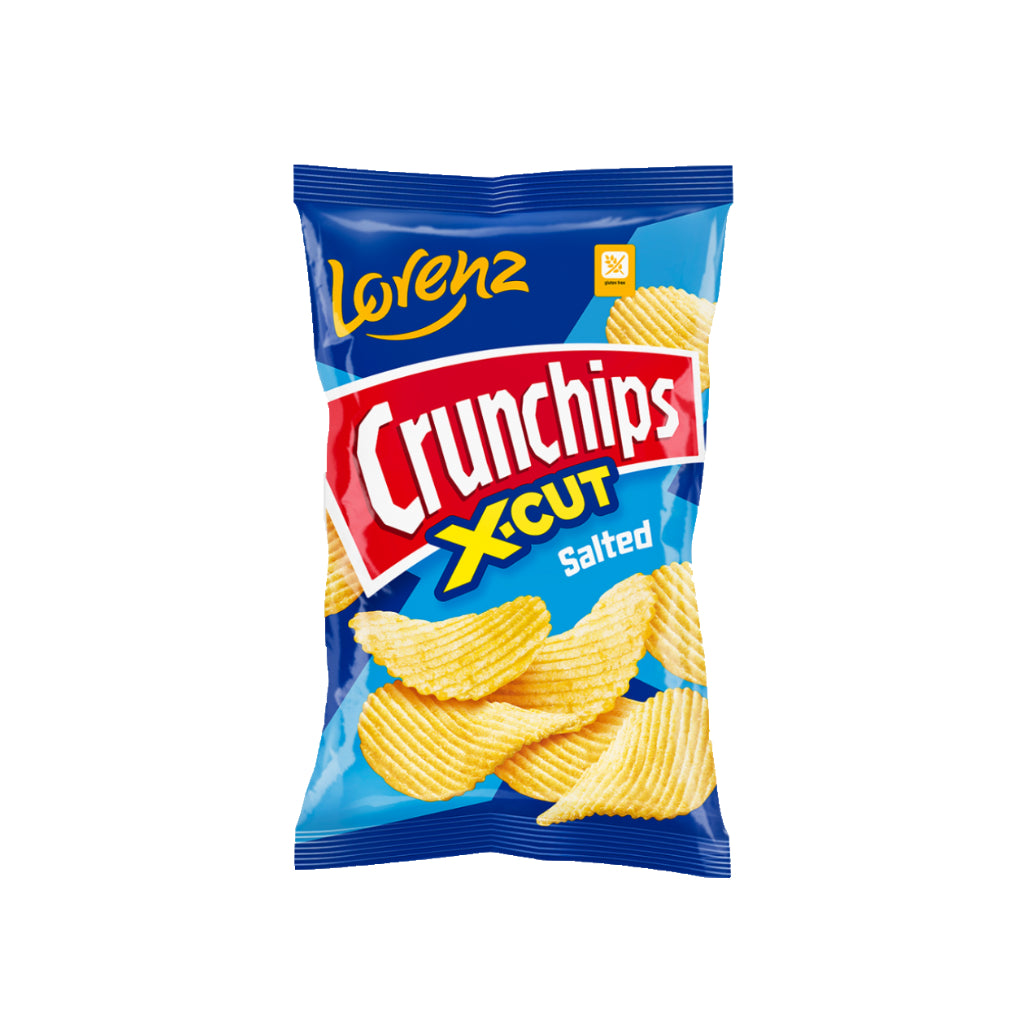 Lorenz Crunchips X-Cut Salted GF 130g