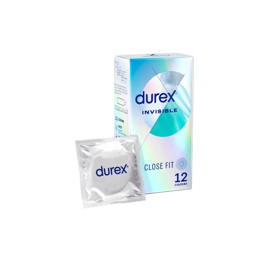 Durex Invisible Close Fit Condoms 12 Pack