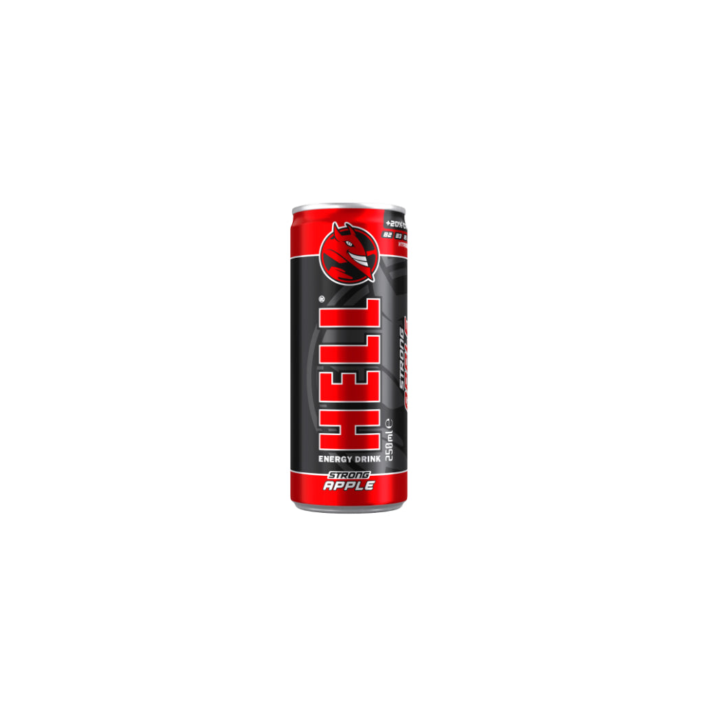 Hell Strong Apple Energy Drink - 25cl Can