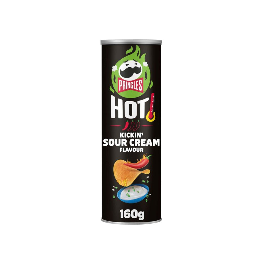 Pringles Hot Kickin Sour Cream 160g