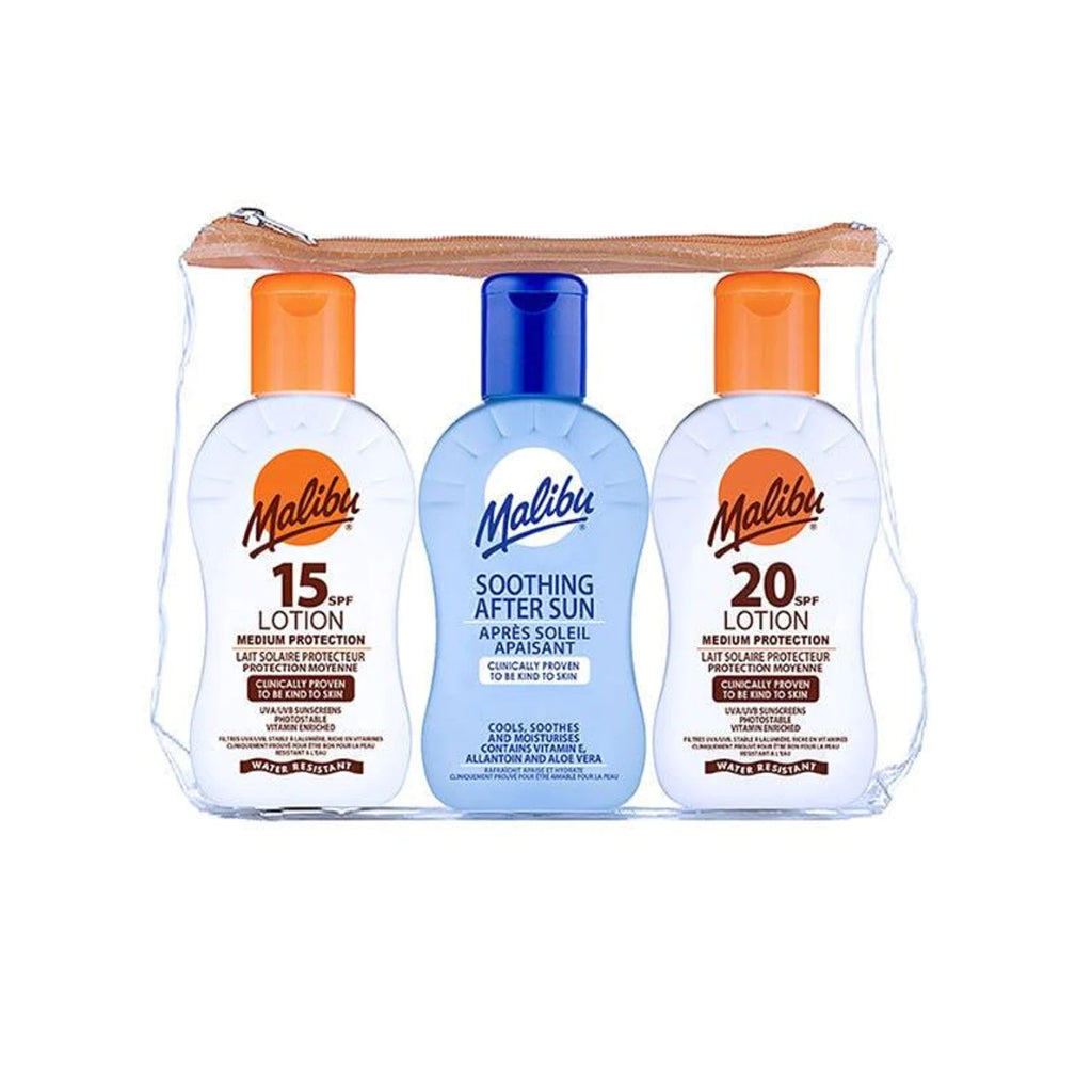 Malibu Lotion and Aftersun Travel Set 3 x 100ml