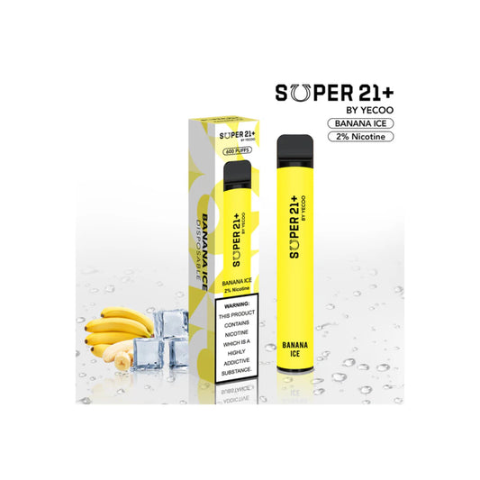 Super 21 Banana Ice Disposable Vape 800 Puff