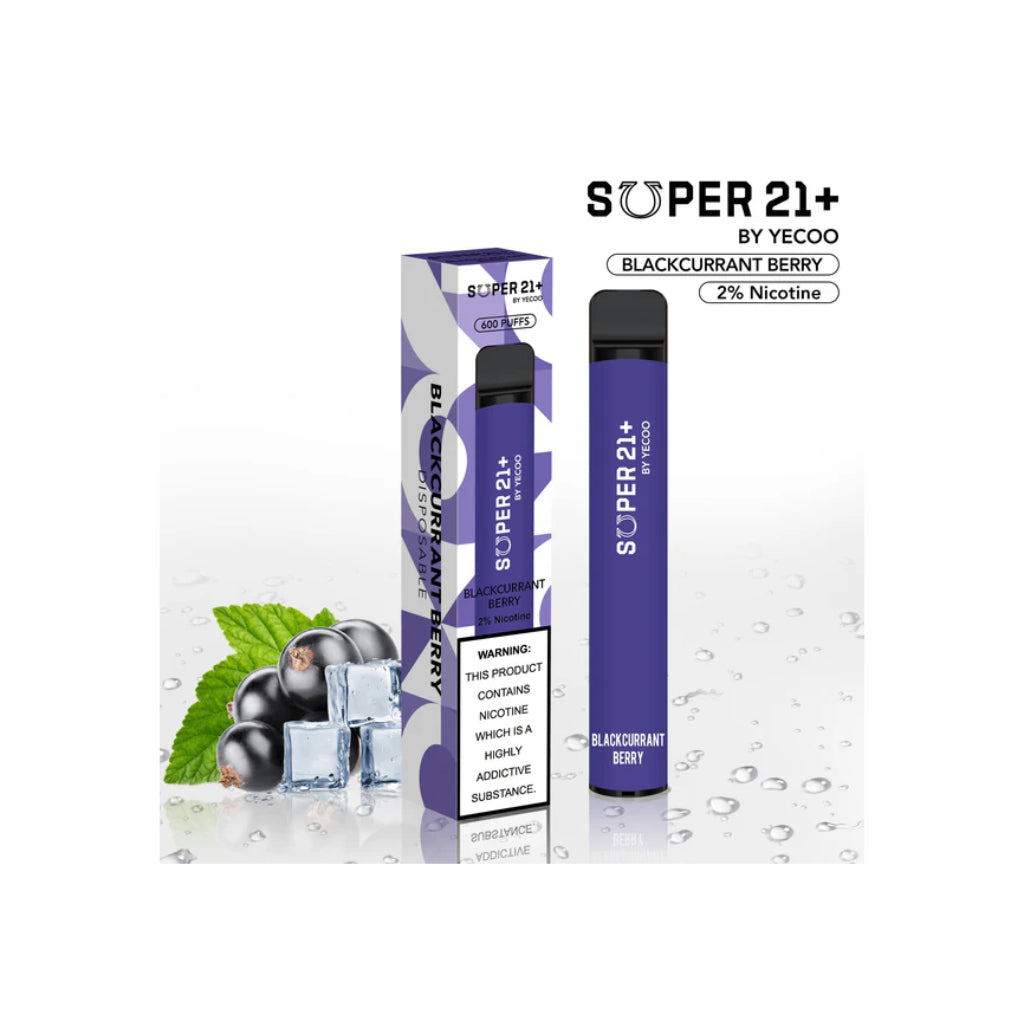 Super 21 Blackcurrant Berry Disposable Vape 800 Puff