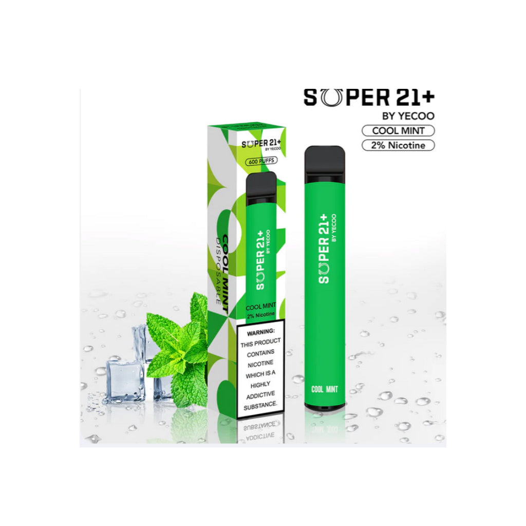 Super 21 Cool Mint Disposable Vape 800 Puff