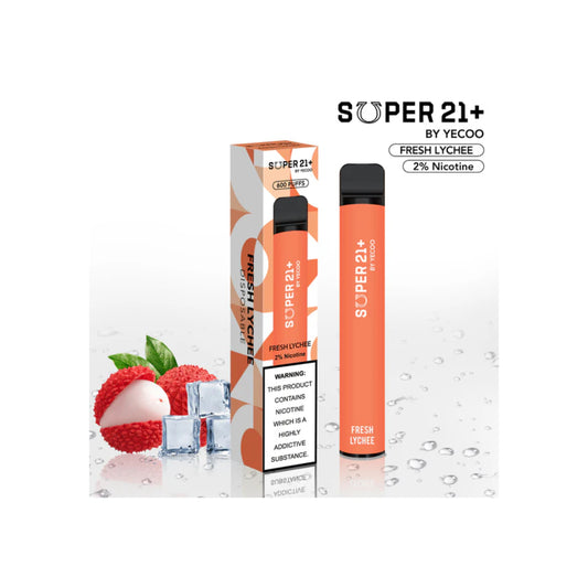 Super 21 Fresh Lychee Disposable Vape 800 Puff