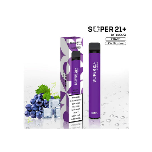 Super 21 Grape Disposable Vape 800 Puff