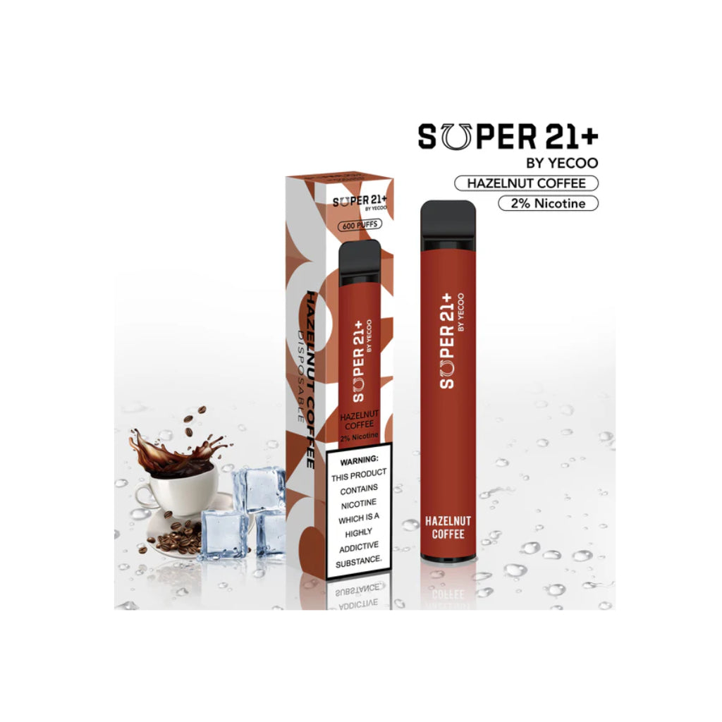 Super 21 Hazelnut Coffee Disposable Vape 800 Puff