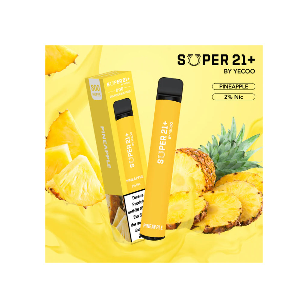 Super 21 Pineapple Disposable Vape 800 Puff