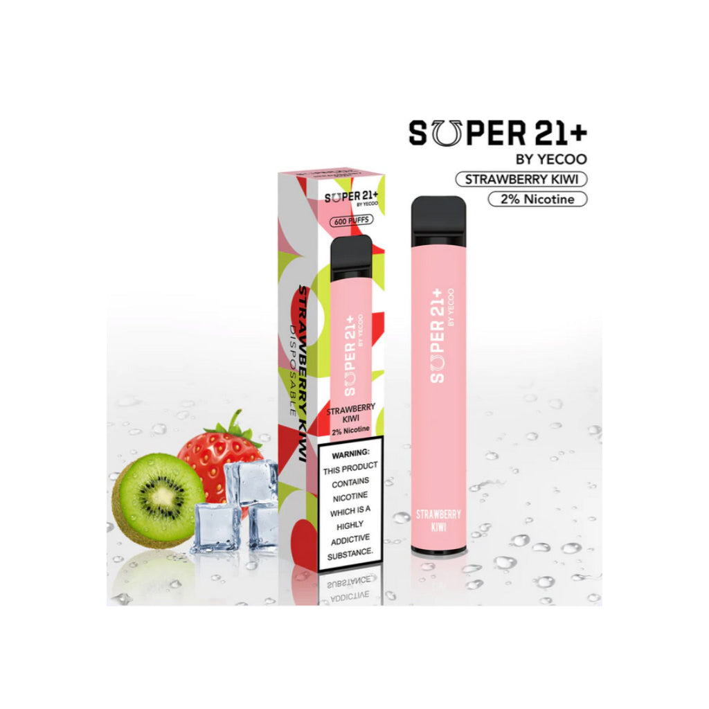 Super 21 Strawberry Kiwi Disposable Vape 800 Puff