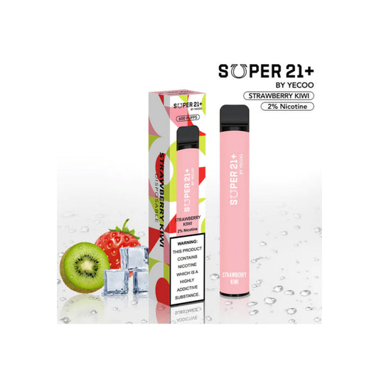 Super 21 Strawberry Kiwi Disposable Vape 800 Puff