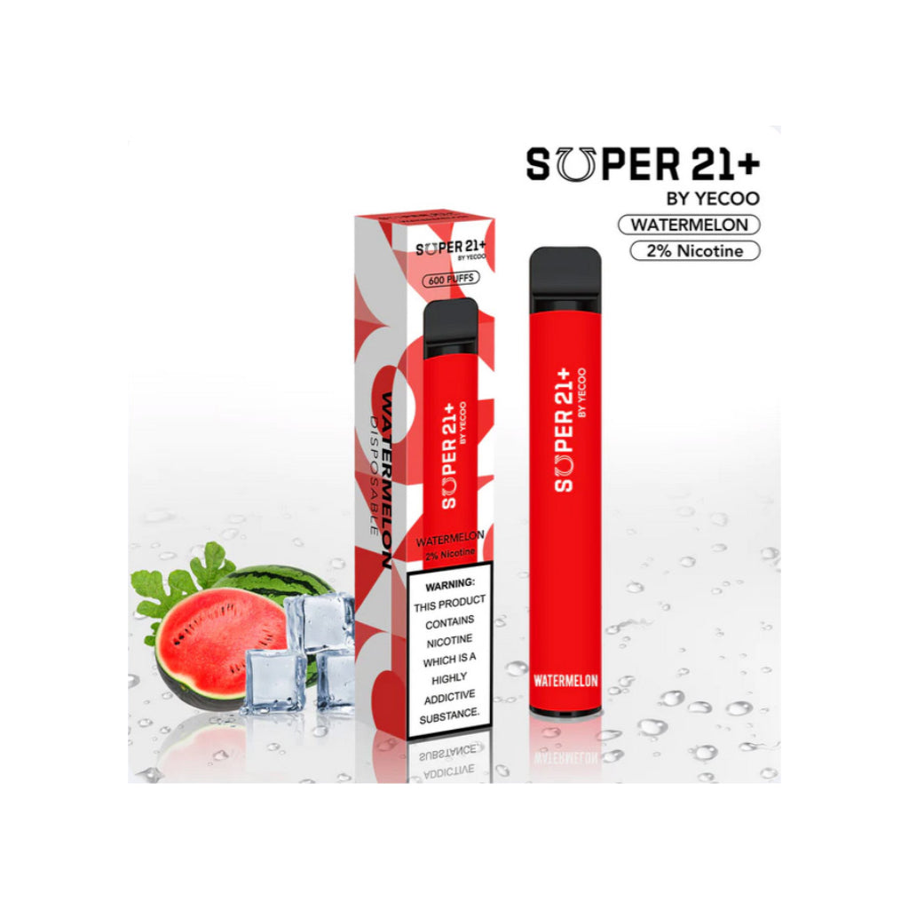 Super 21 Watermelon Disposable Vape 800 Puff