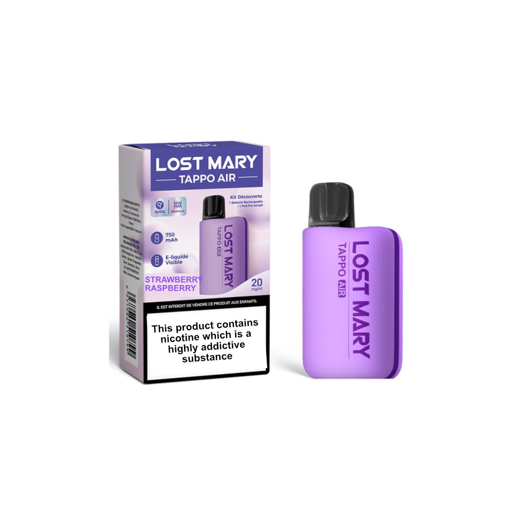 Lost Mary Tappo Air Kit + 1 Strawberry Raspberry Pod