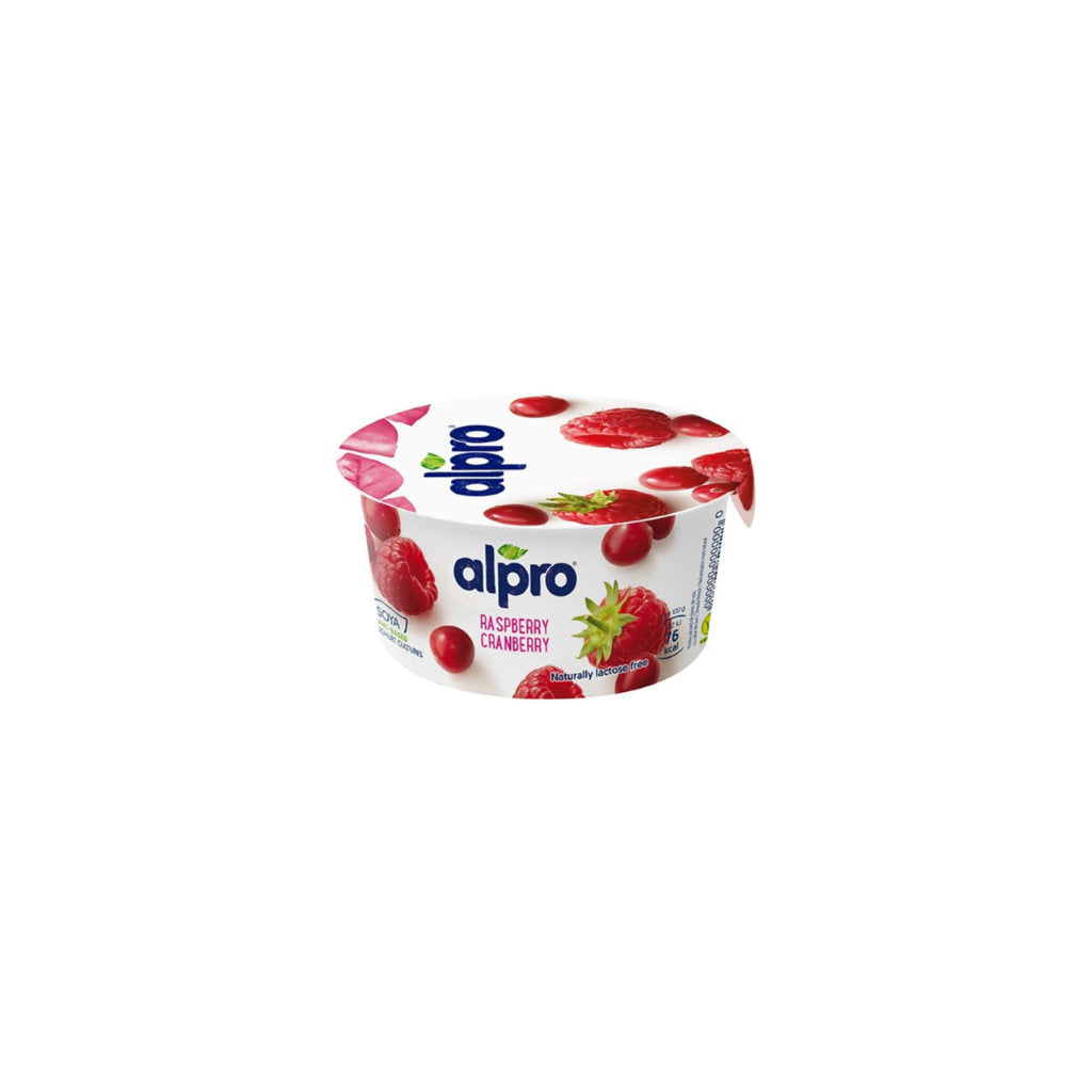 Alpro Plant Based Yoghurt Raspberry & Cranberry 150g