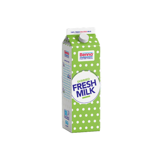 Benna Fresh Skimmed Milk 0.3% Fat 1L