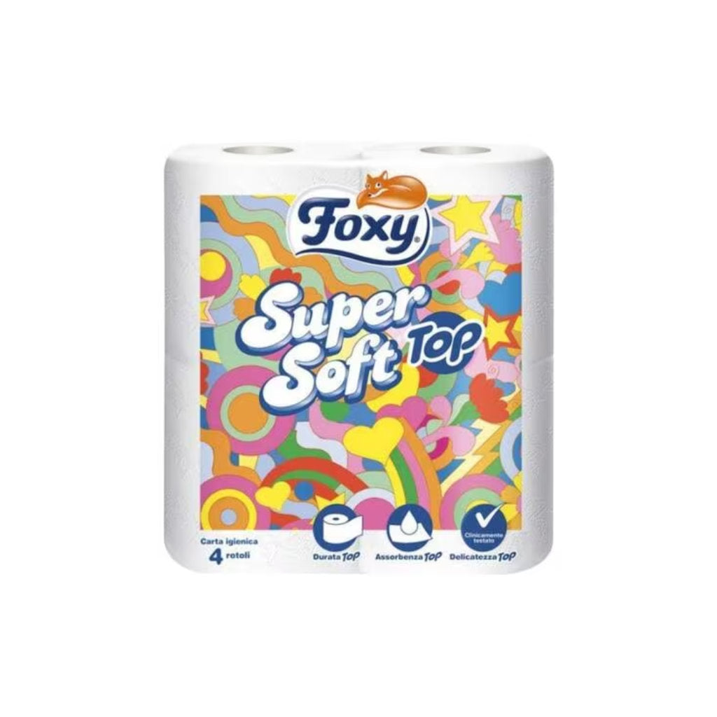 Foxy Toilet Paper 4pk