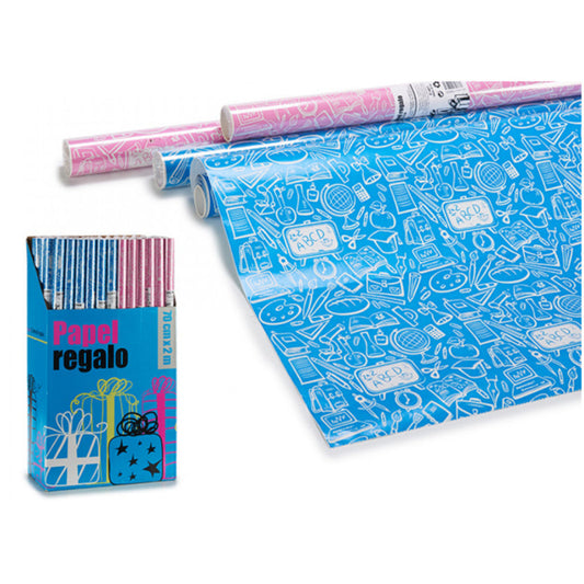 Gift Wrap Childrens - Pink or Blue