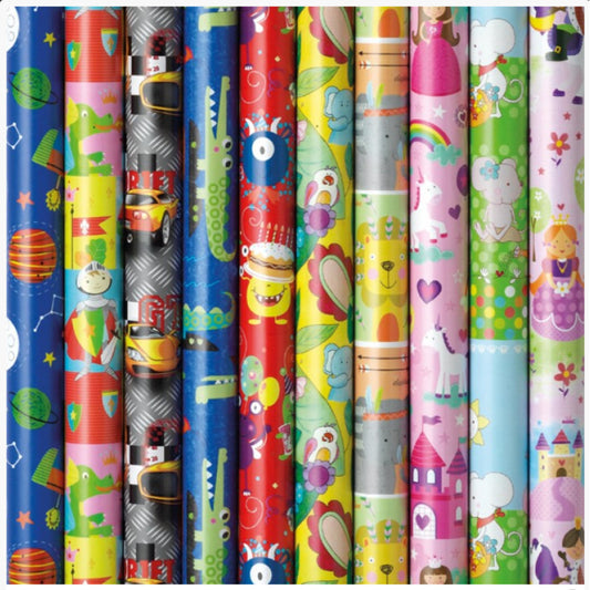 Gift Wrap Kids 10 Designs