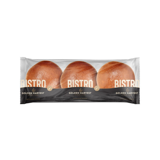 Golden Harvest Bistro Brioche Buns x 3