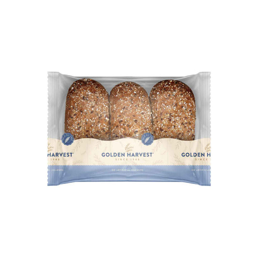 Golden Harvest Multiseed Brown Rolls x 3