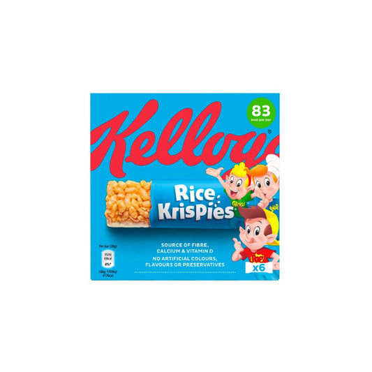 Kelloggs Rice Crispies Cereal Bars 6Pk