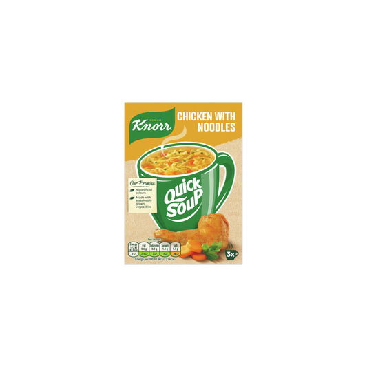 Knorr Quick Soup Chicken Noodles 3 x 12g