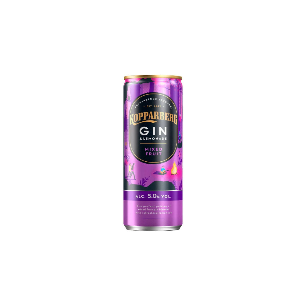 Kopparberg Gin & Lemonade Mixed Fruits 25cl Can