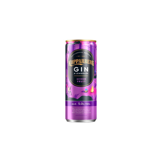 Kopparberg Gin & Lemonade Mixed Fruits 25cl Can