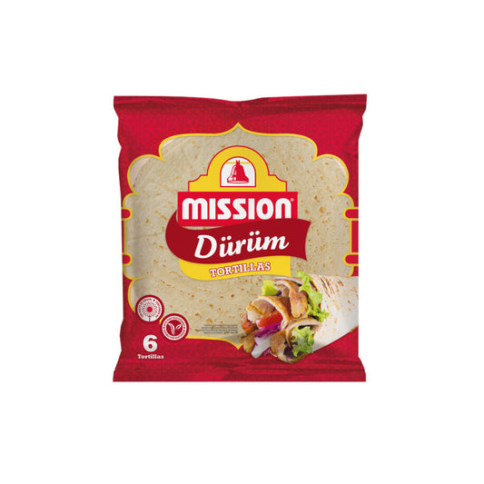 Mission Durum Tortillas 6 x 25cm 378g