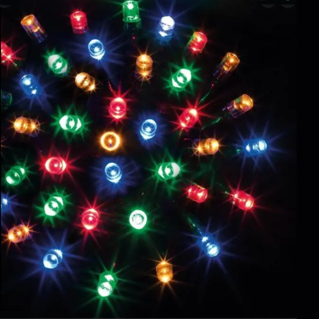 Garland of 96 Multi Coloured LED Lights (7m)