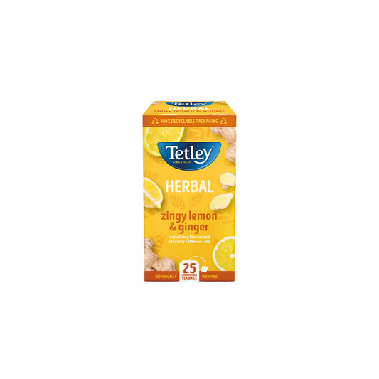 Tetley Lemon & Ginger Tea Envelopes