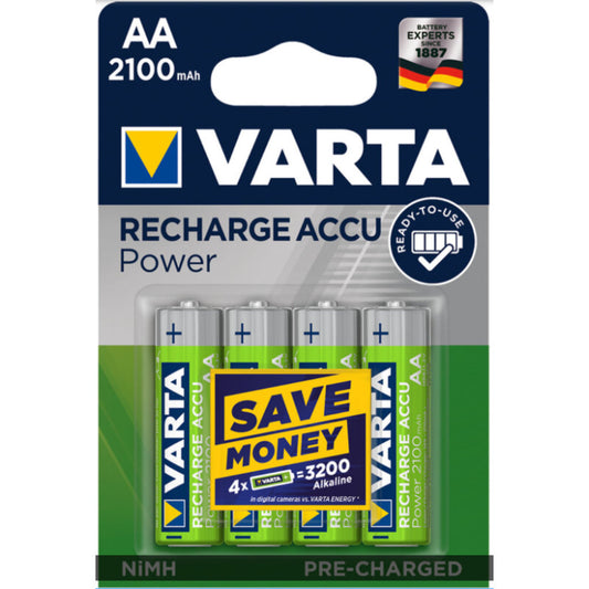 Varta Ready2Use AA Ni-MH 2100 mAh Rechargeable