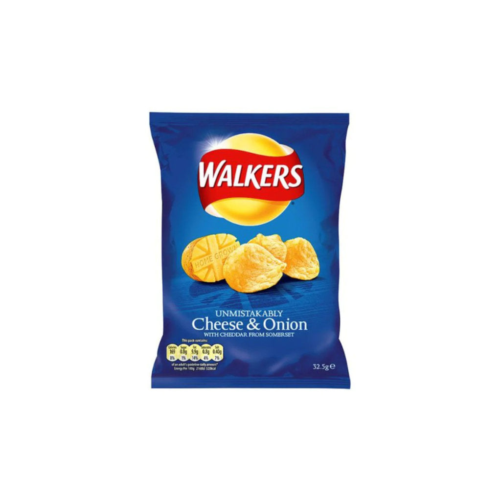 Walkers Cheese & Onion Crisps 32.5g